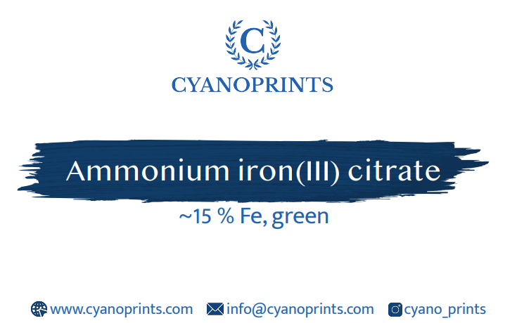 cyanotype store - cyanoprints - Ferric ammonium citrate